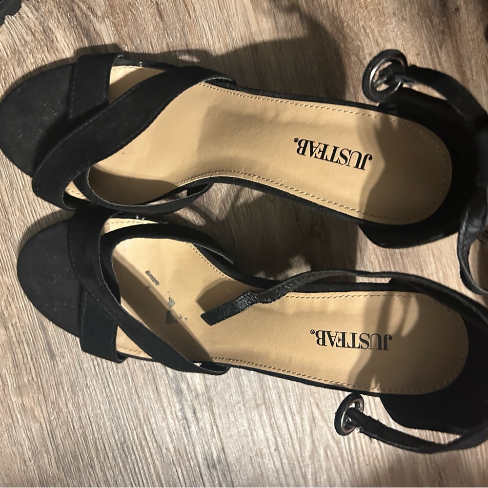 JustFab Black Women's Sandals